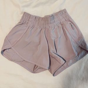Lululemon track shorts, 4”.
